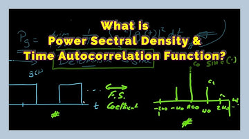 Power Spectral Density and Time Auto-correlation Function