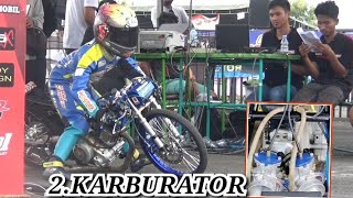 GANAS ! MX SUPER FFA 350CC. 2 KARBURATOR WIJAYA KEDIRI PERDANA TURUN BALAP 402M IDW  BIKIN KEJUTAN.