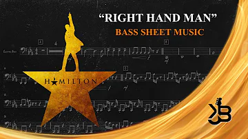 Right Hand Man - Hamilton: An American Musical (Bass Guitar Sheet Music)