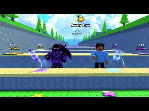 Playing +1 bottle flip obby escape