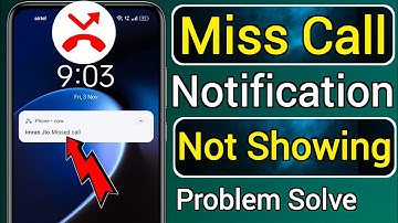 Missed call notification not showing on your android phone || missed call notification not showing