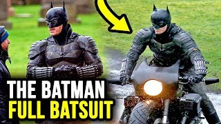 The Batman 2021 FULL BATSUIT Revealed, Batcycle \& MORE!