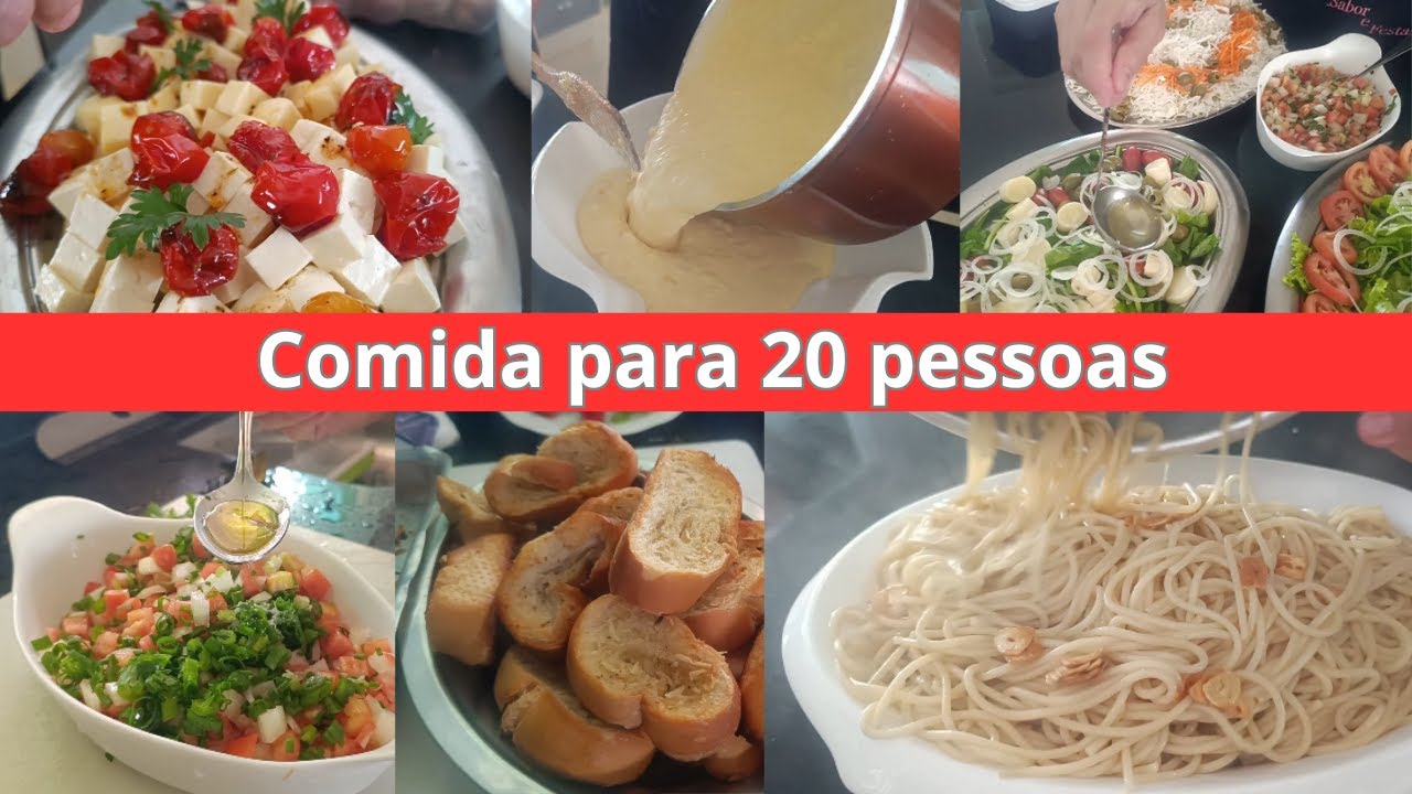 Almoço para 20 Pessoas na Casa da Cliente – Prático e Saboroso! 🍽️🔥