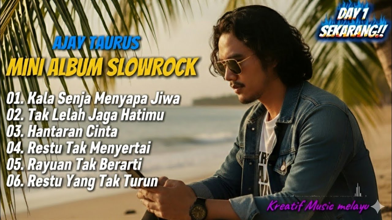 #1 ALBUM SLOW ROCK SEDIH MALAYU MENYENTUH HATI || AJAY TAURUS #melayu  #tranding #hype #rosikin