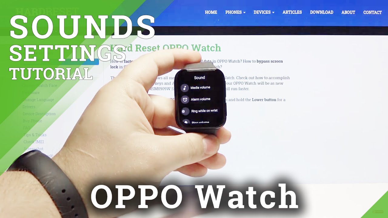 how-to-change-sound-volume-in-oppo-watch-personalize-oppo-sounds