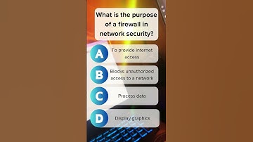 What is the purpose of a firewall in network security? | CompTIA A+ Practice Test Question [2025]