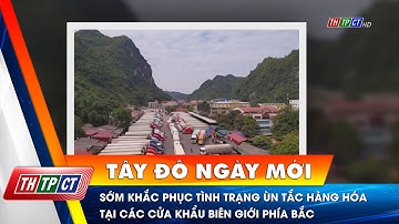 Sớm khắc phục tình trạng ùn tắc hàng hóa tại các cửa khẩu biên giới phía Bắc | Cần Thơ TV