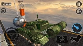 Impossible Army Tank Driving Simulator Tracks - New Tank Levels | Android GamePlay FHD screenshot 2