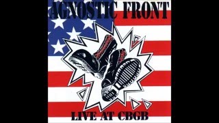 agnostic front - live at CBGB (1989) FULL ALBUM