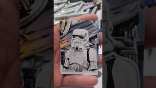 Stormtrooper 2025 Topps Star Wars Chrome  #sketchcard of a  #art #drawing  #starwars #Chrome #Topps