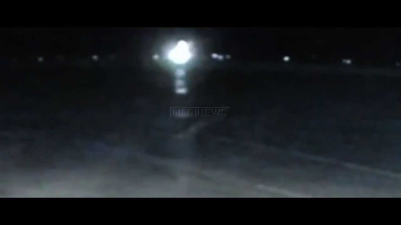 Russia Plane Crash in Kazan. Outside Camera Real Crash Footage