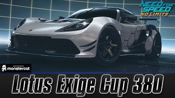 Need For Speed No Limits: Lotus Exige Cup 380 (MAXXED OUT + Tuning [All Black Edition Parts])