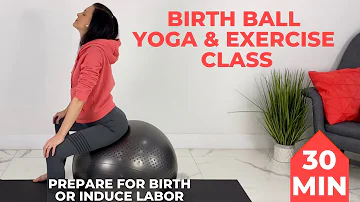 Birth ball exercises to induce labor / How to use a birth ball to induce labor