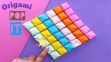 How to make COOL origami POP IT | easy DIY  pop it |  DIY fidget toys | Paper TOYS | Origami POP IT
