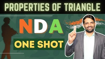Properties of Triangle | One Shot | NDA Maths  Lega Sir Maths | Bhannat Maths