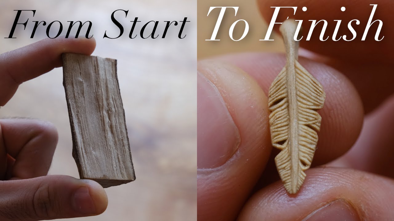 Как я вырезаю подвеску из перьев от начала до конца — рассказанная версия