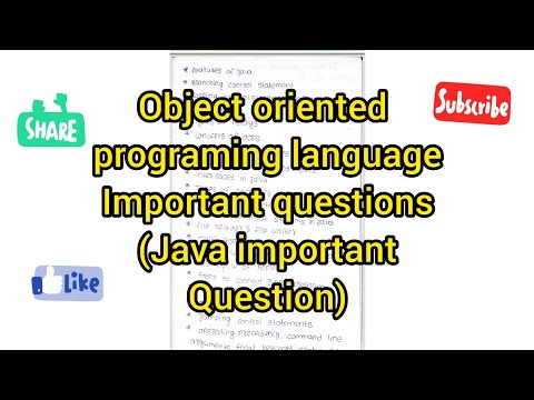 #java important questions. //degree 4th sem.