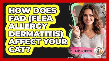 How Does FAD (Flea Allergy Dermatitis) Affect Your Cat? - Happy Cat Handbook