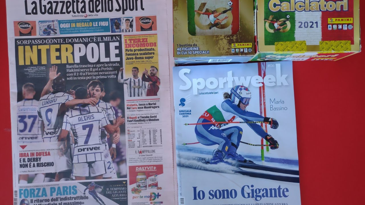 Apertura epica Sportweek+Gazzetta dello sport+speciale Pack