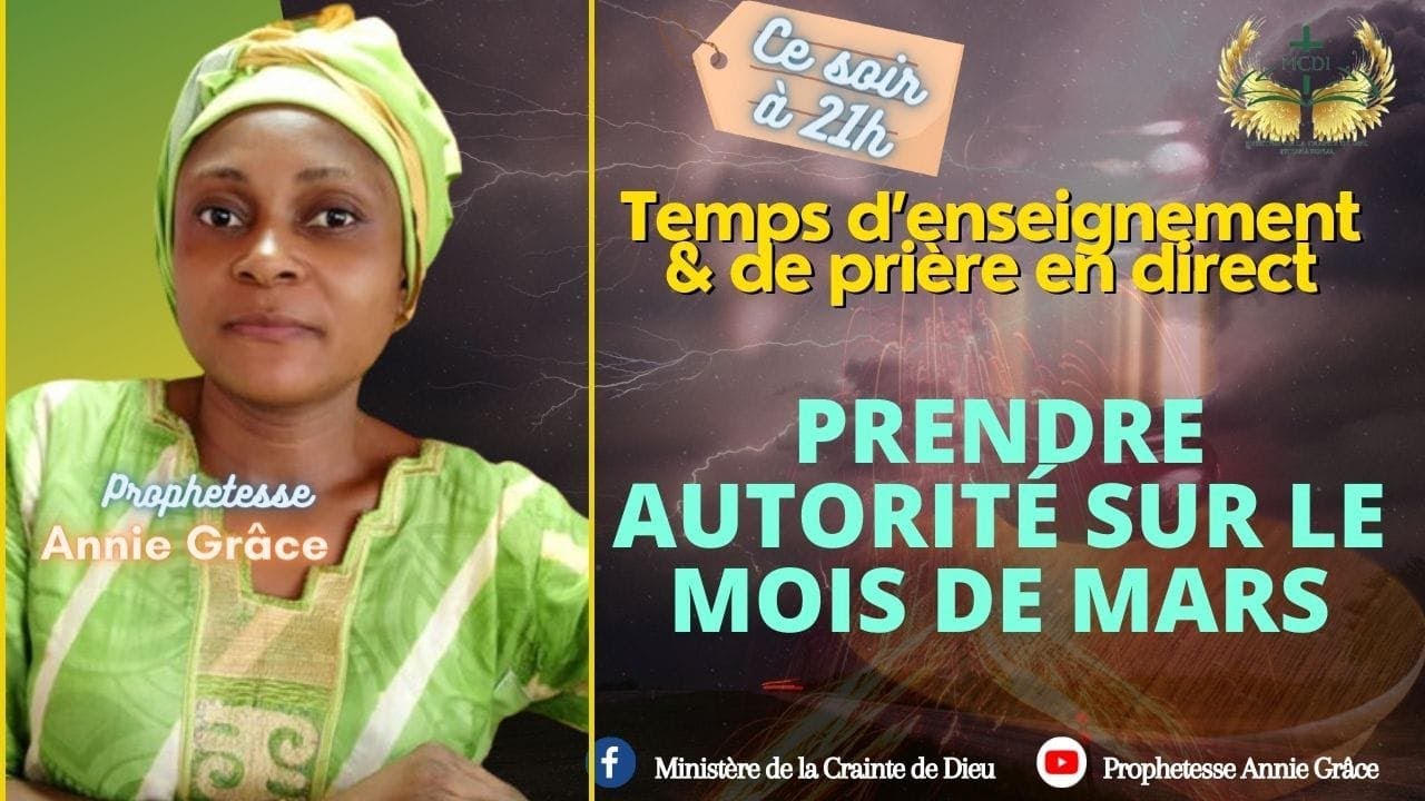 priere puissante pour prendre autorité sur le mois de mars 2024