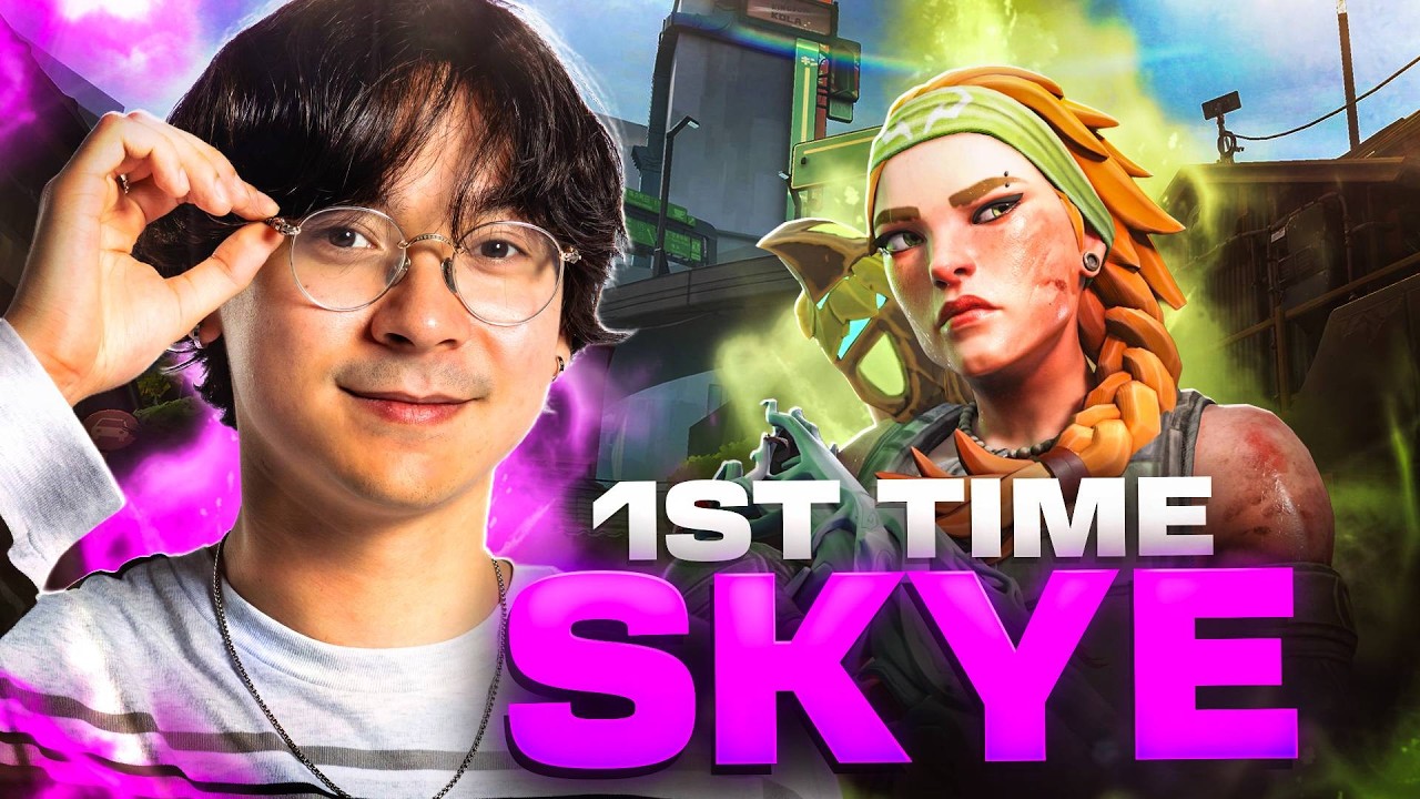 WHEN TENZ PLAYS SKYE FOR THE 1ST TIME !!!
