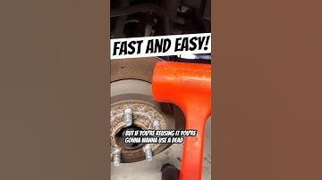 FASTEST Way to Remove a Stuck Rotor! 🔥 #mechanic