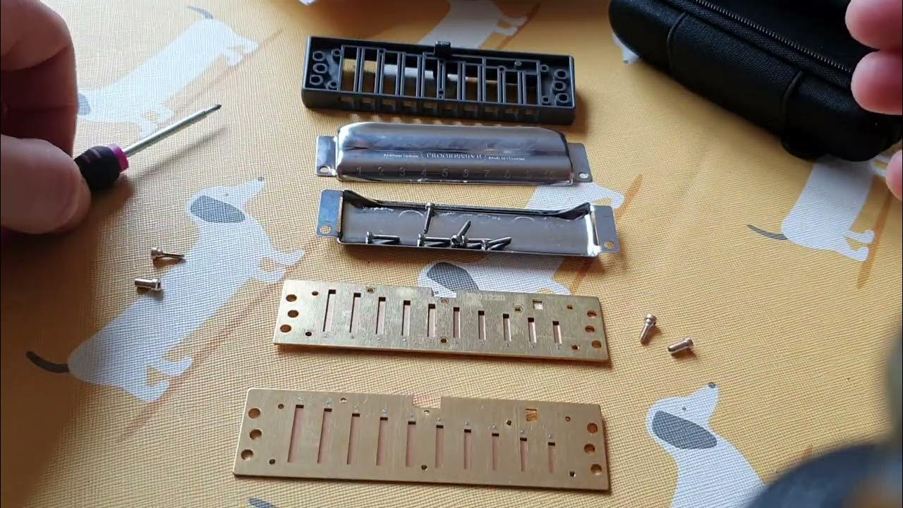Hohner Rocket harmonica teardown, for cleaning, gapping, checking. for beginners or nervous folk