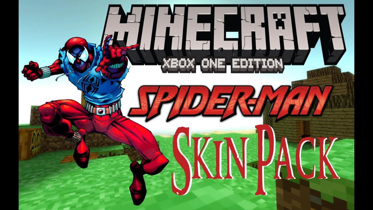 Minecraft XboxOne : Marvel Spider Man Skin Pack ( All Skins Shown ...
