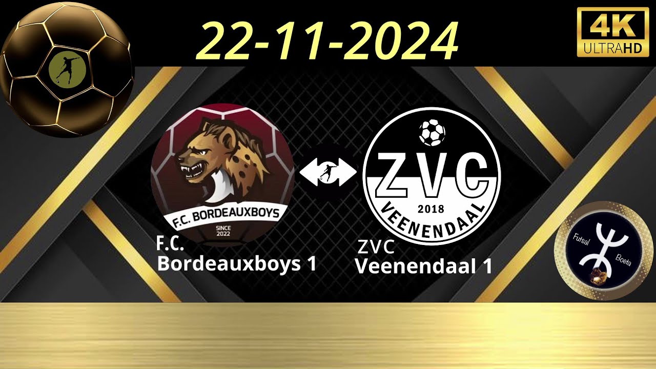 FC Bordeauxboys 1 -  ZVC Veenendaal 1     (22- 11-2024)