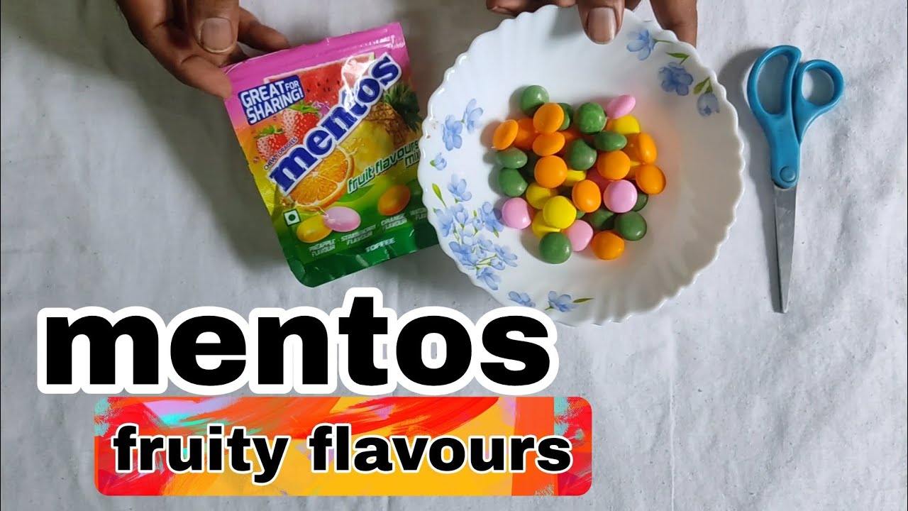 Mentos || Peppermint fruit flavours 