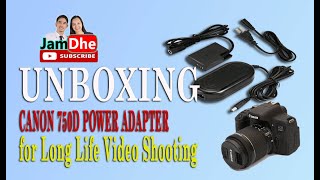 Best Canon 750D Ac Coupler Power Adapter Unboxing