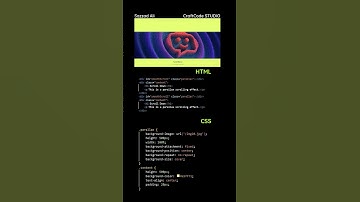 Parallax Scroll Effect with #html #css #webdesign #trending #developer #viral  #craftcodestudio #try