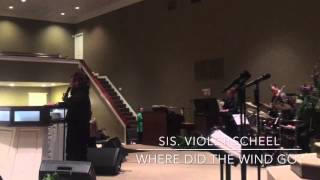 Video thumbnail of "Sis. Violet Scheel: Where Did The Wind Go?"