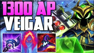 WHEN VEIGAR HITS 1300 AP IN ARAM! (EVERYONE GETS ONE SHOT) - League of Legends