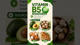 🌾 8 types of Vitamin B &amp; their best food sources! 💚 #Shorts #NutritionWithShimpy
