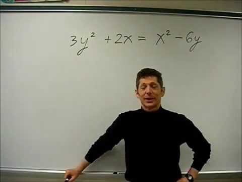 Implicit Differentiation 1