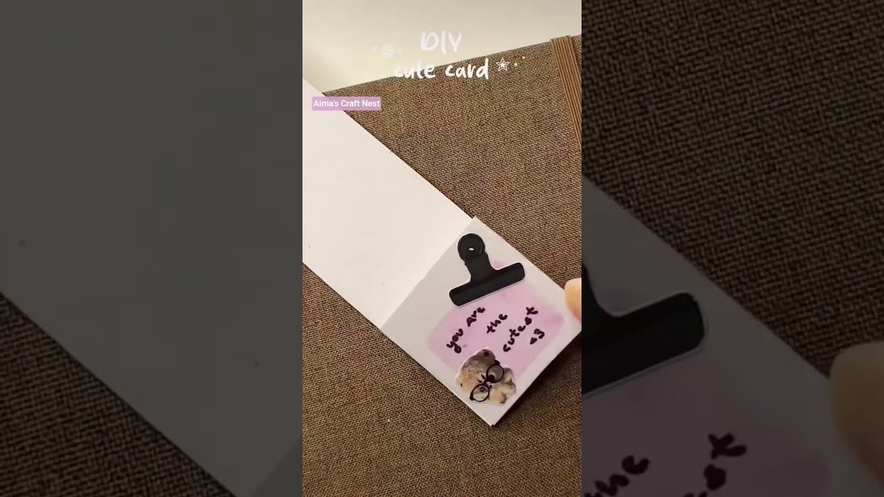 DIY Best Friend Card 💌 | Cute Handmade Card Idea ✂️