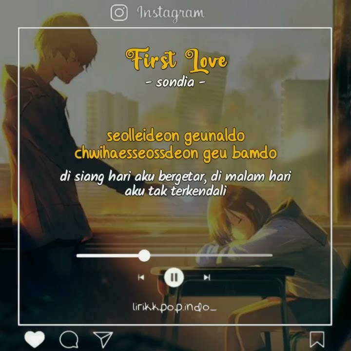 Story wa lagu korea [Sondia—First Love]