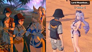 Vivian And Astra Yao Shows Up At Wises Bonfire Party Bonus Interactions Zenless Zone Zero 3.1