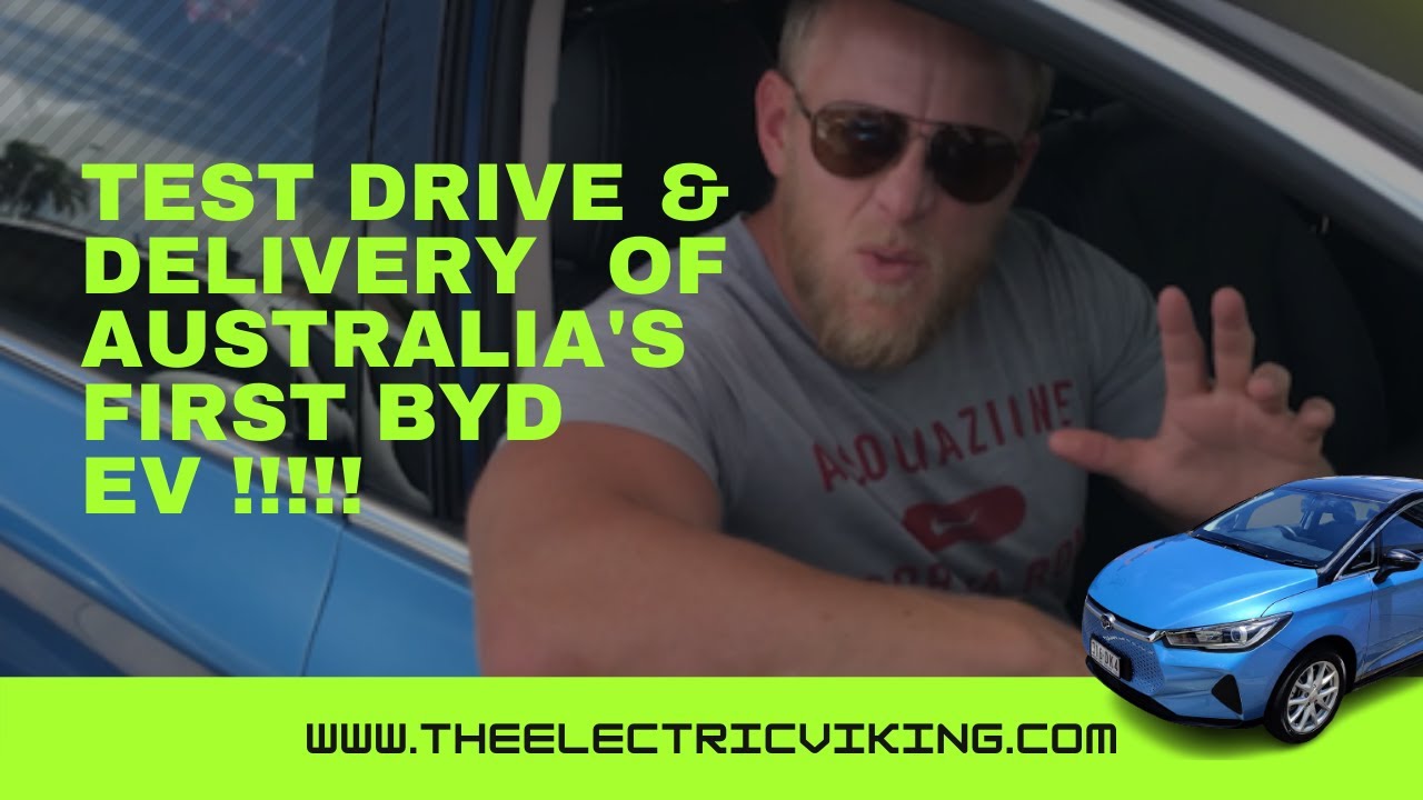 TEST drive & delivery of Australia's FIRST BYD EV !!!!! - YouTube