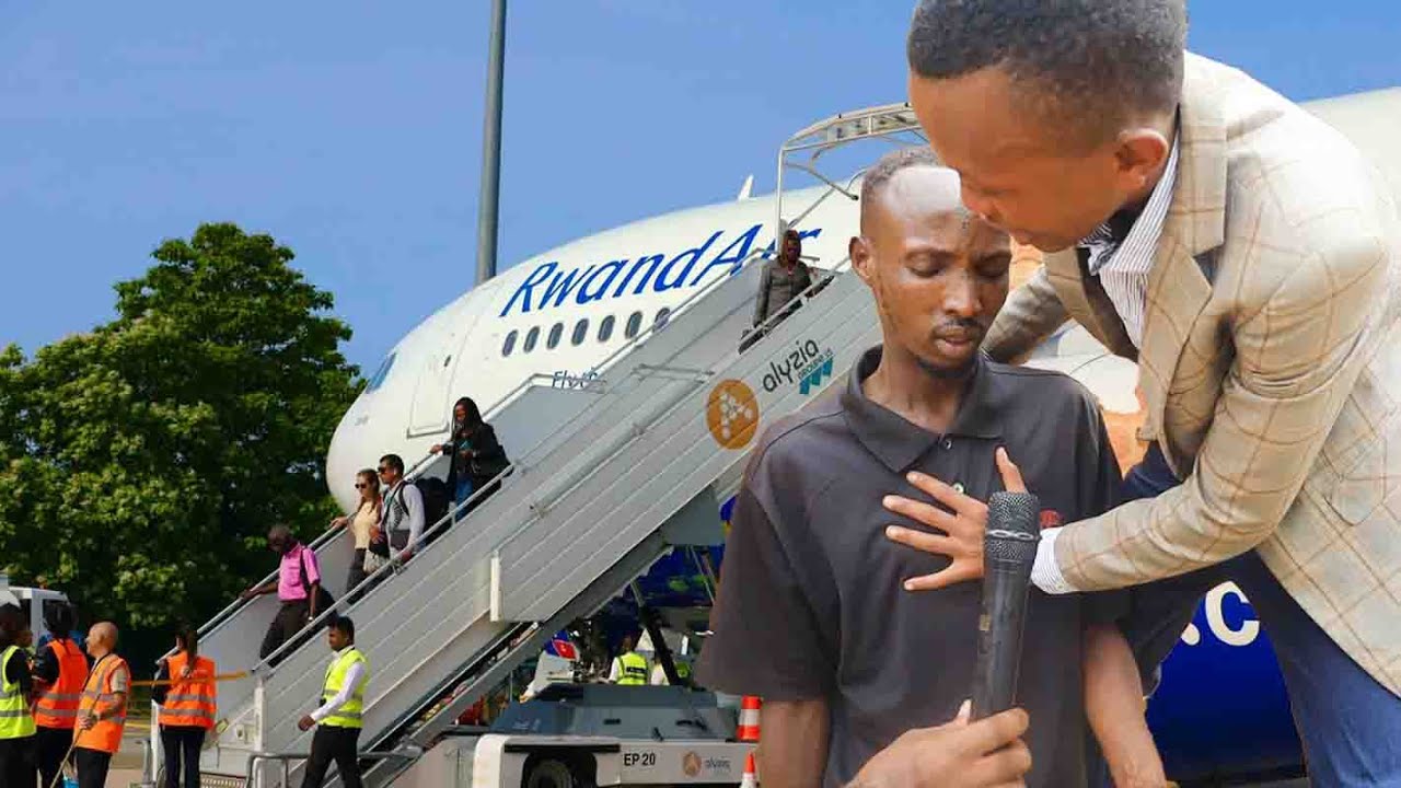 YAKA MWANA MBERE YO KURIRA INDEGE PASTOR ROBERT AMUHANURIYE KO MURI AMERICA NTAMAHORO AZAGIRA😭😭😭