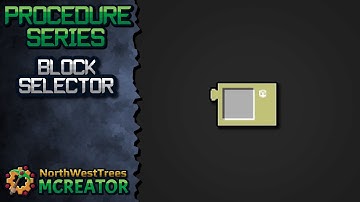 Block Selector | MCreator Procedure Tutorial