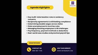 Live Webinar On " Multi-State Payroll Compliance "