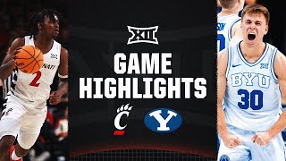 Cincinnati at No. 12 BYU | Big 12 Men's Basketball Highlights | January 6, 2024