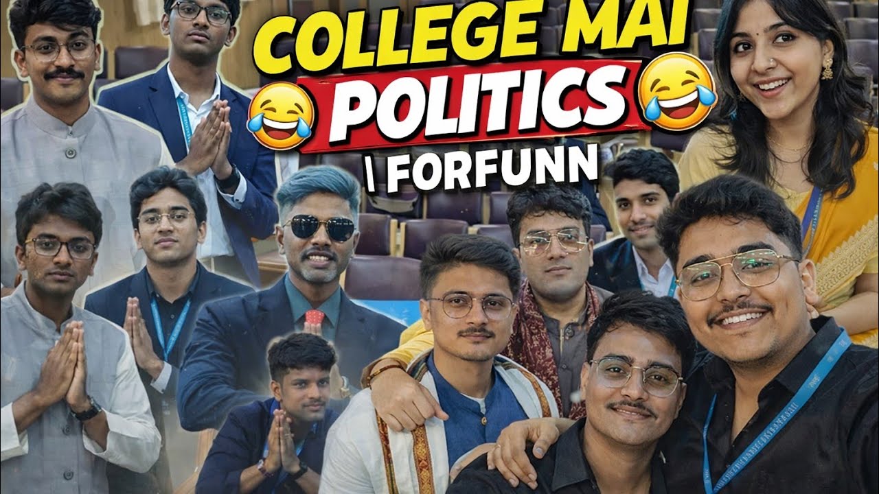 COLLEGE MAI 🤣POLITICS | FORFUNN | #dailyvlog | #collegeeventvlog | #students | #learning | #viral