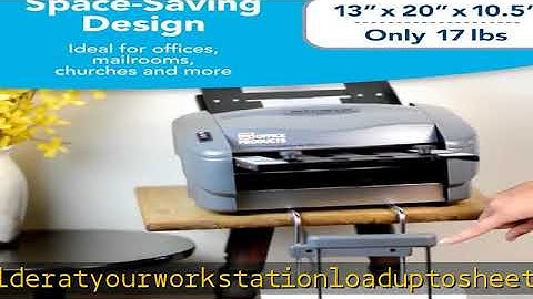 Martin Yale P7500 Paper Folding Machine - Automatic Feed Tabletop 4000 Sheet/Hour Letter, Half, ZFo