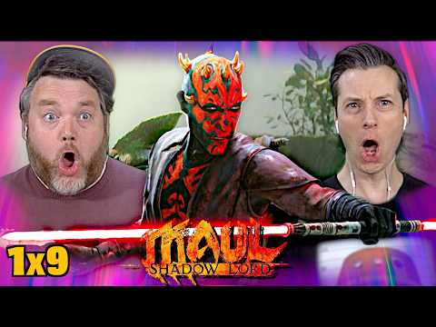 DARTH VADER vs MAUL WAS INSANE! | First Time Watching Maul Shadow Lord S1 Eps 9&10