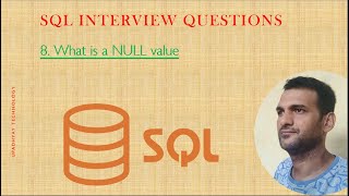 What is a NULL value | SQL interview questions