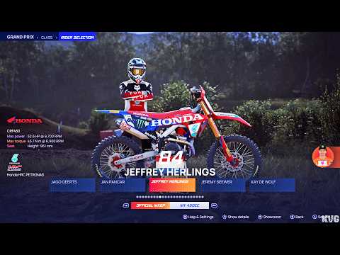 MXGP 26 - All Bikes & Riders | List (PC UHD) [4K60FPS]