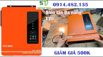 Hướng dẫn cài đặt biến tần EVO Hybrid 4200W-6200W- cài đặt cơ bản và những chức năng quan trọng